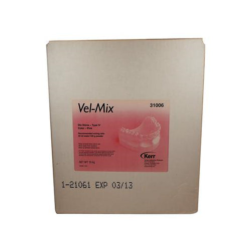 Kerr Dental 31006 Velmix Die Stone Classic Pink 33lb Kerr Dental 31006 Velmix Die Stone Classic Pink 33lb